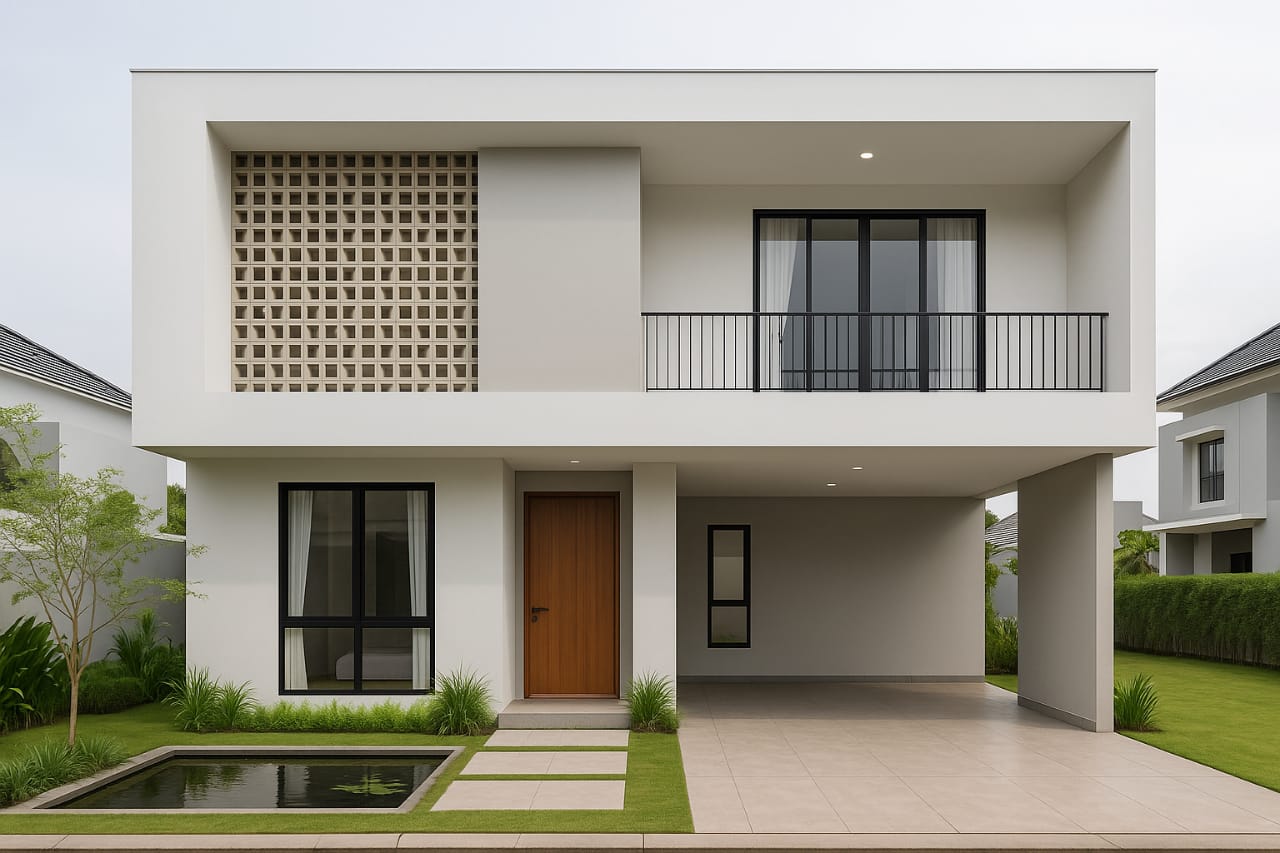Desain Elegan untuk Hunian Modern: Rumah 2 Lantai dengan Sentuhan Minimalis