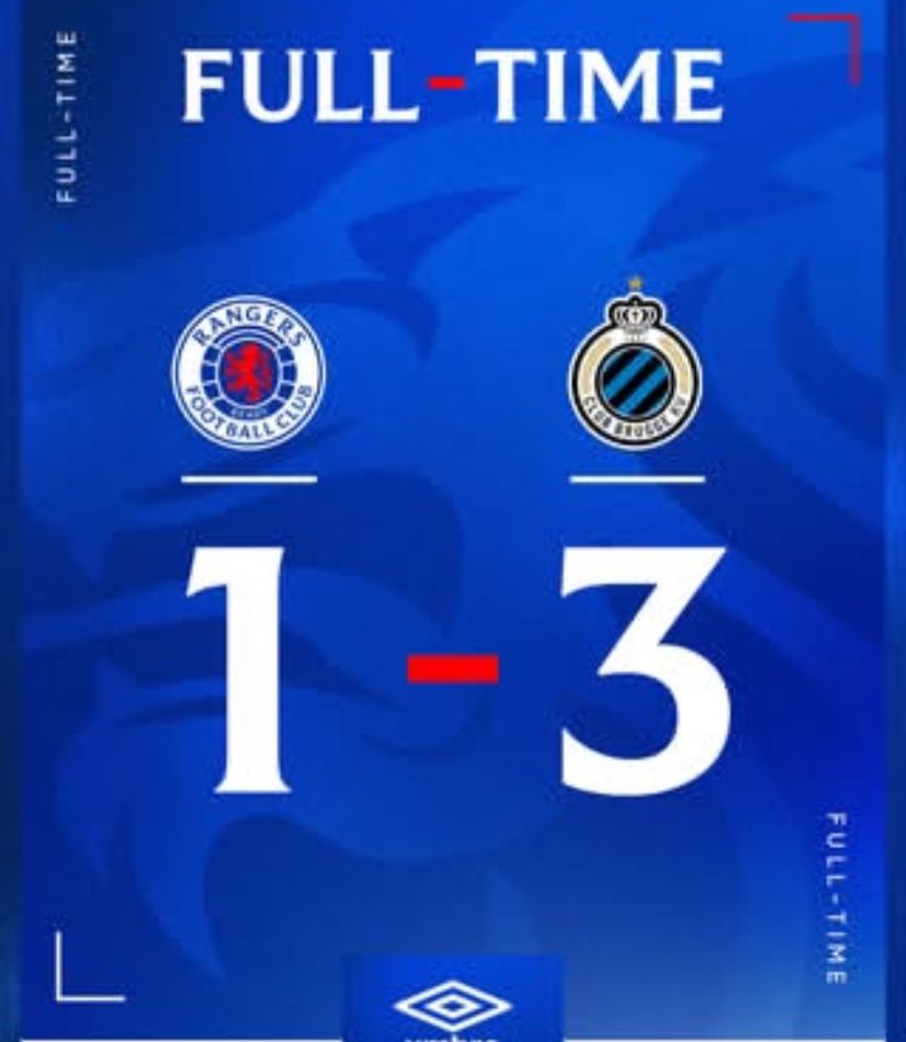 Kualifikasi Liga Champions Rangers Tumbang 1-3 di Kandang Sendiri, Langkah Berat Menuju Fase Grup