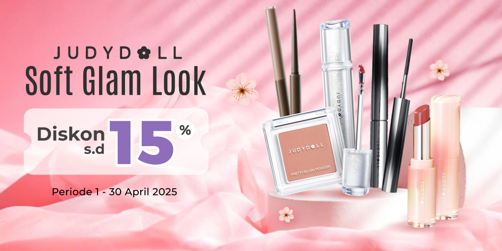 Tampil Flawless dengan “Soft Glam Look” dari Judydoll + Promo Menarik dari Alfamart dan Diskon Hingga 15%!