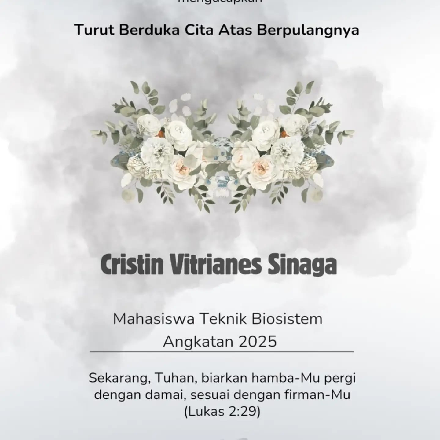Mahasiswi ITERA Asal Tapanuli Utara Meninggal Dunia, Kisahnya Jadi Pengingat Pentingnya Kesehatan