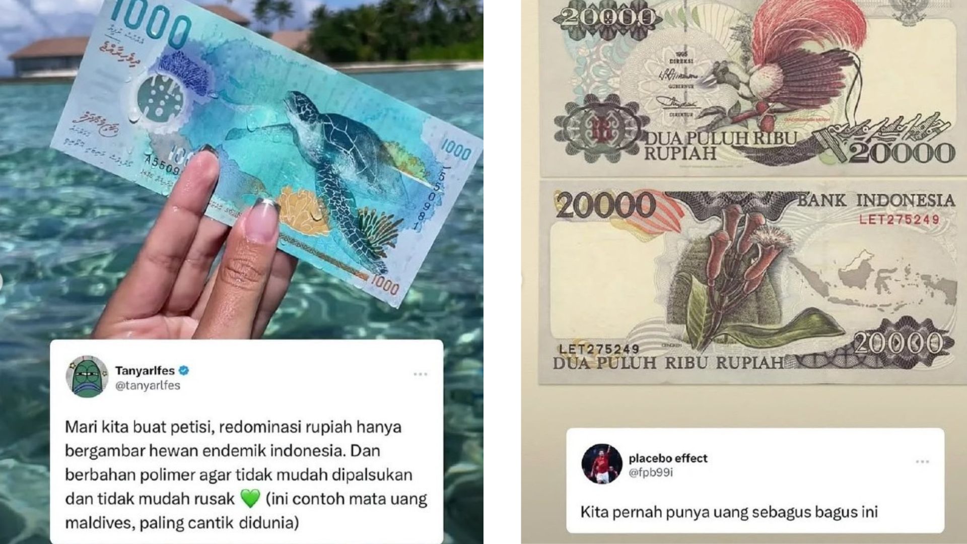 Usulan Netizen: Uang Rupiah Baru Diminta Menampilkan Hewan Endemik Indonesia dan Berbahan Polimer Tahan Lama