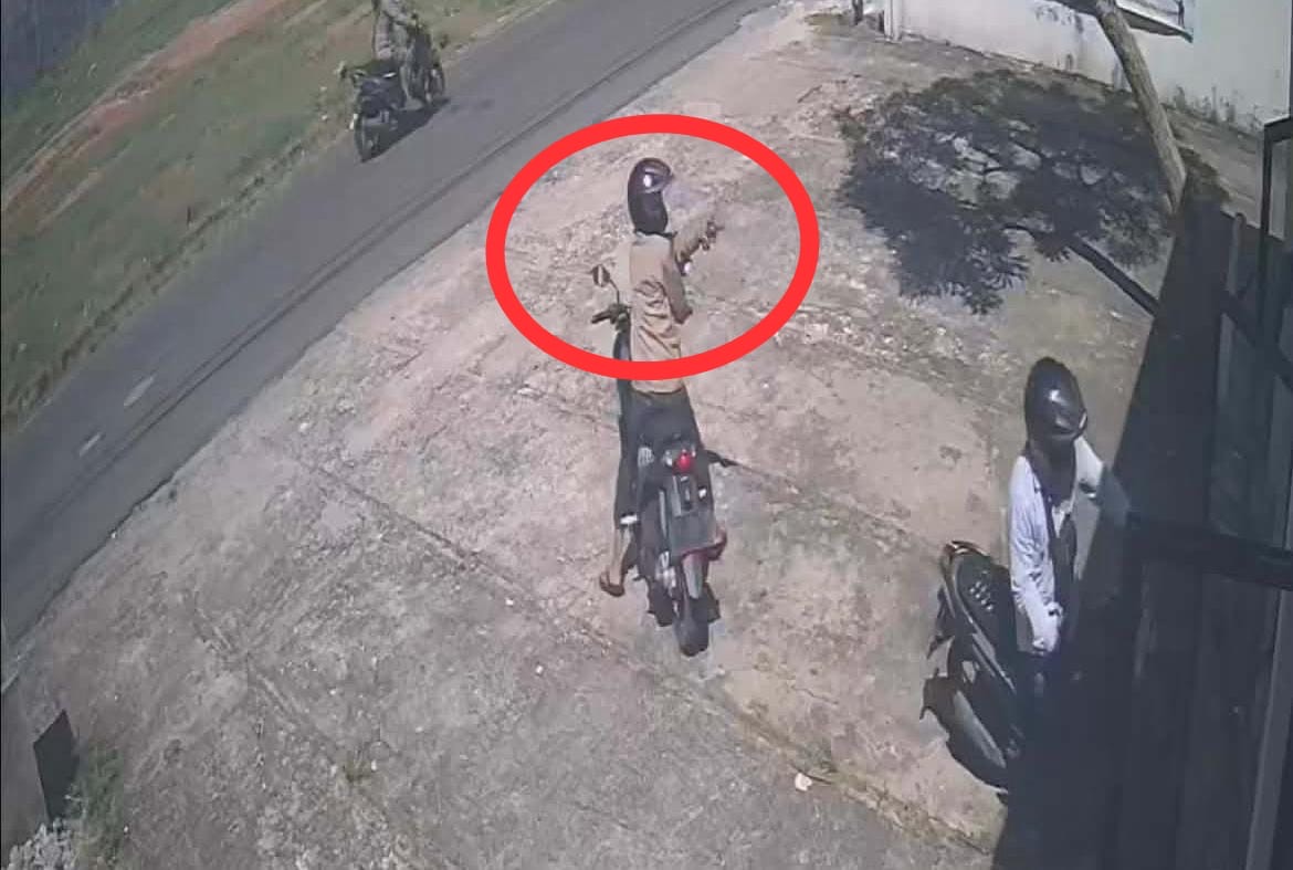 Aksi Curanmor di Bandar Lampung Terekam CCTV, Pelaku Lepaskan Tembakan