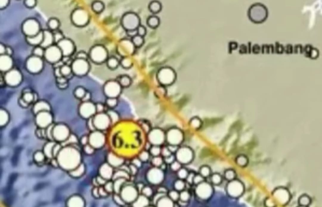 Gempa Magnitudo 6,3 Guncang Bengkulu, BMKG Pastikan Tidak Ada Kerusakan