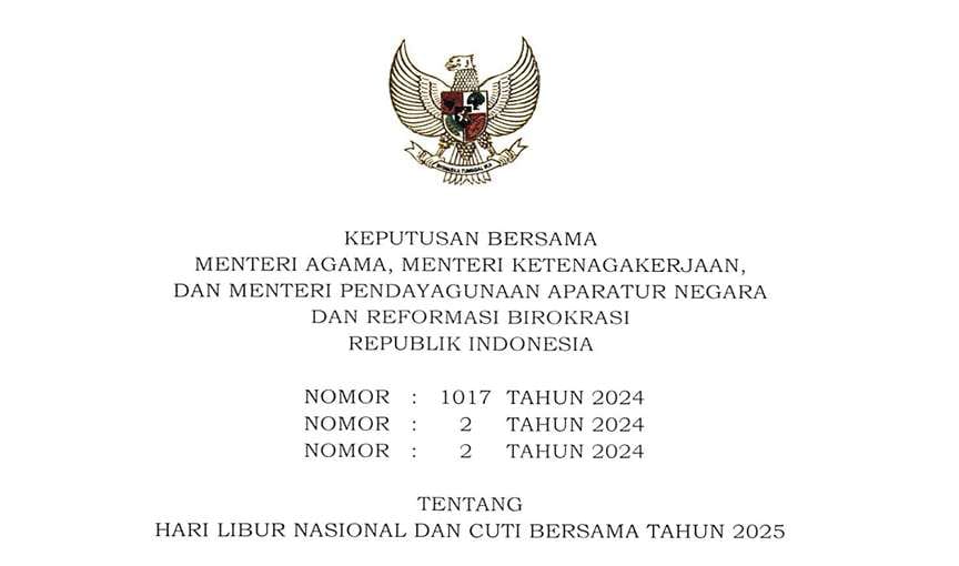 Jangan Sedih! Bukan di Januari Saja Ada Libur Panjang, Masih Banyak Libur di Tahun 2025, Ini Tanggalnya