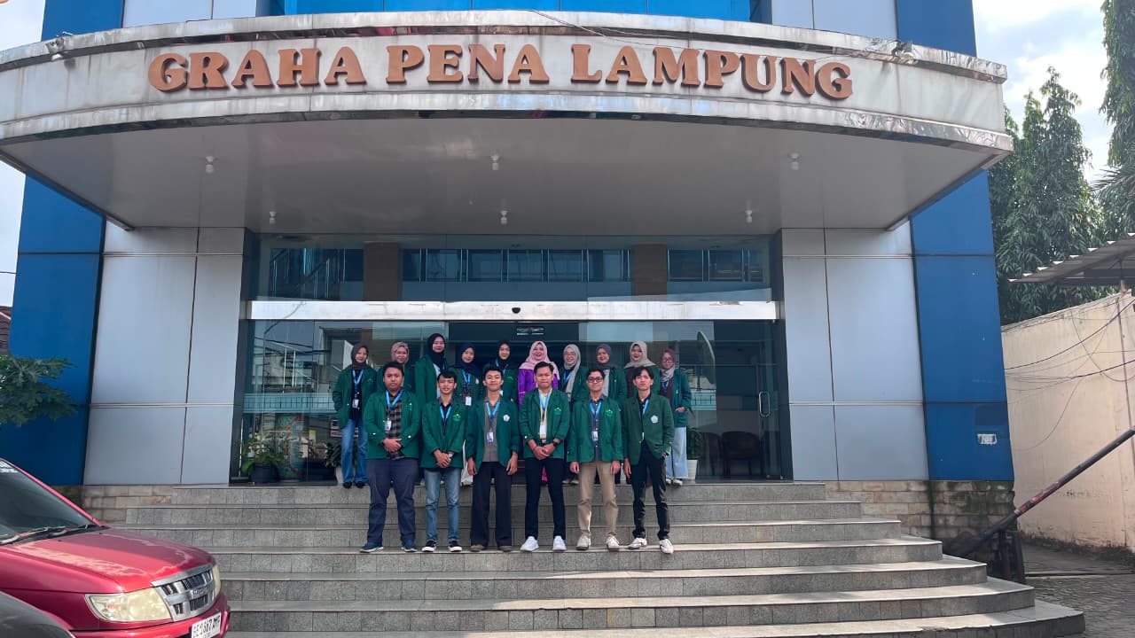 KPI UIN RIL Magang plus KKN di Radar Lampung Tv, 15 Mahasiswa siap Uji kemampuan