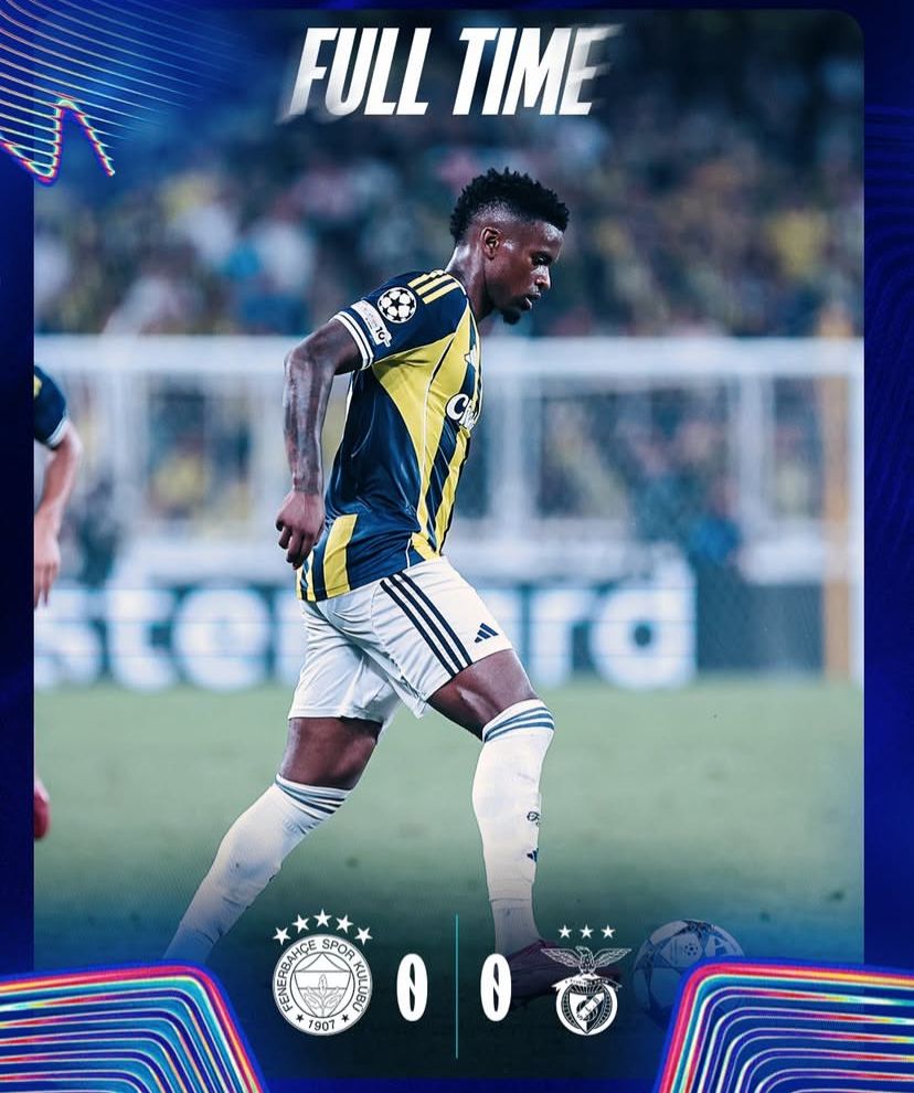 Kualifikasi Liga Champions Fenerbahce dan Benfica Bermain Imbang Tanpa Gol