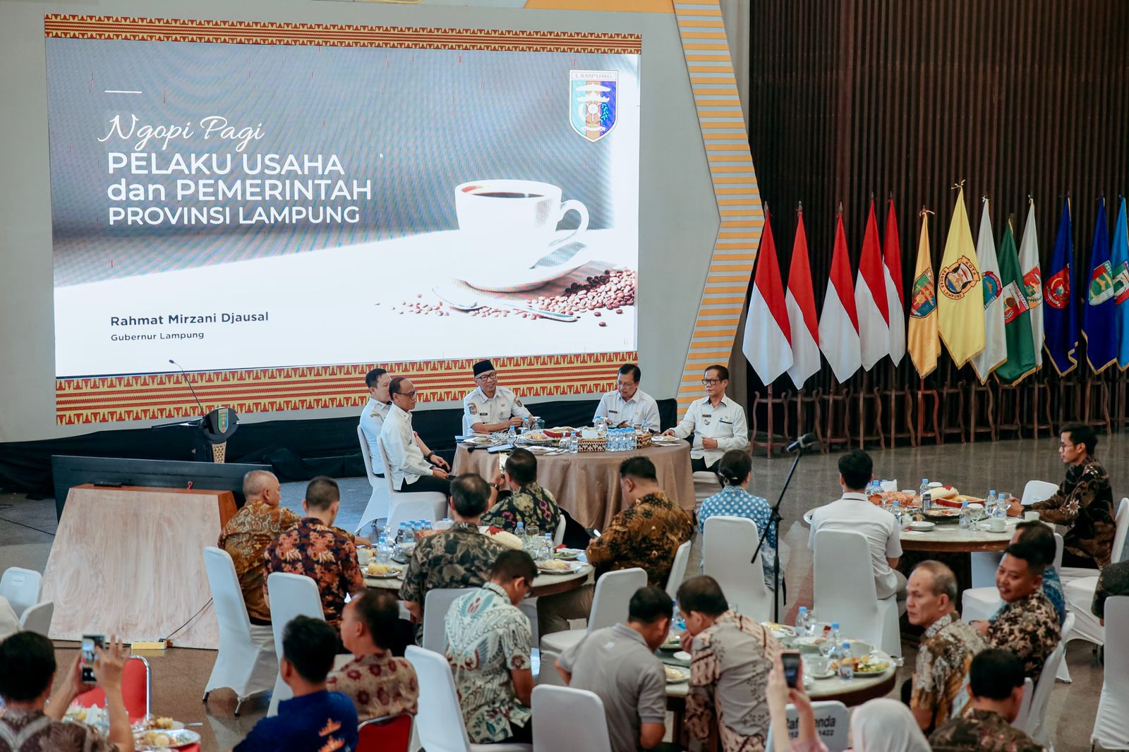 Pemprov Lampung Perkuat Kolaborasi dengan Dunia Usaha Lewat Forum Ngopi Pagi