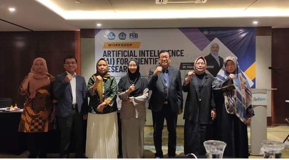 FEB UNILA Gelar Workshop  AI for Scientific Research