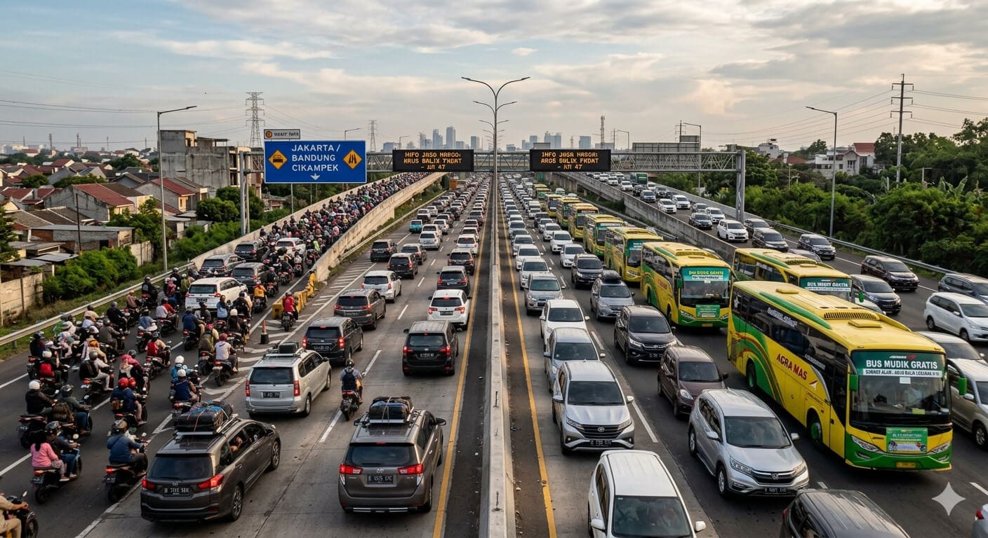 H+6 Lebaran 2026: Arus Balik Membludak, Lalu Lintas Tetap Terkendali di Jalur Arteri dan Tol