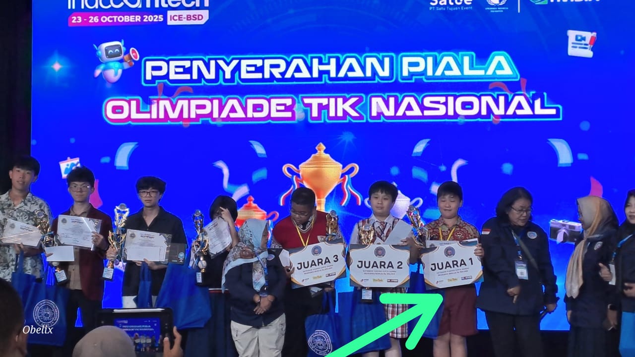 Siswa SD Xaverius Kotabumi Raih Juara Nasional di Olimpiade TIK-Informatika, Ini Karya yang Dilombakan