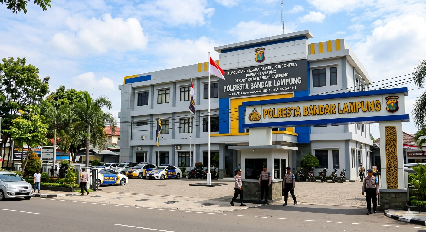 Mudik Tenang, Hati Senang: Warga Bandar Lampung Bisa Titip Kendaraan Gratis di Kantor Polisi