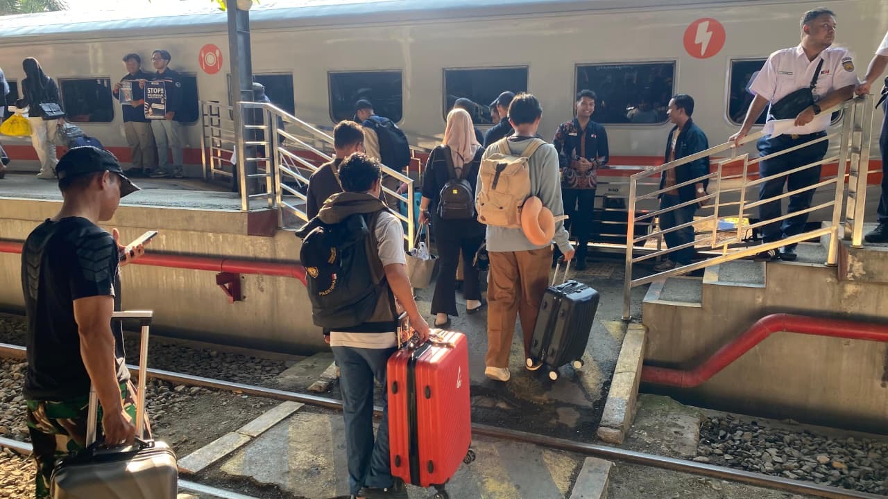 Long Weekend Mei 2026, Penumpang Kereta Api di Lampung Capai 20 Ribu Orang