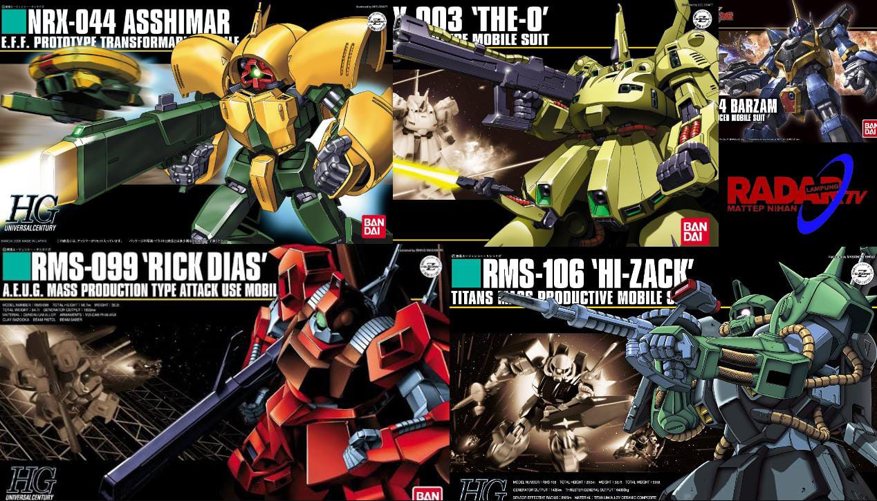 Top 5 High Grade Non-Gundam Unit dari Seri Zeta Gundam