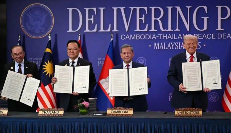 Kamboja dan Thailand Sepakati Perdamaian, Trump Jadi Saksi Penandatanganan Kuala Lumpur Peace Accord