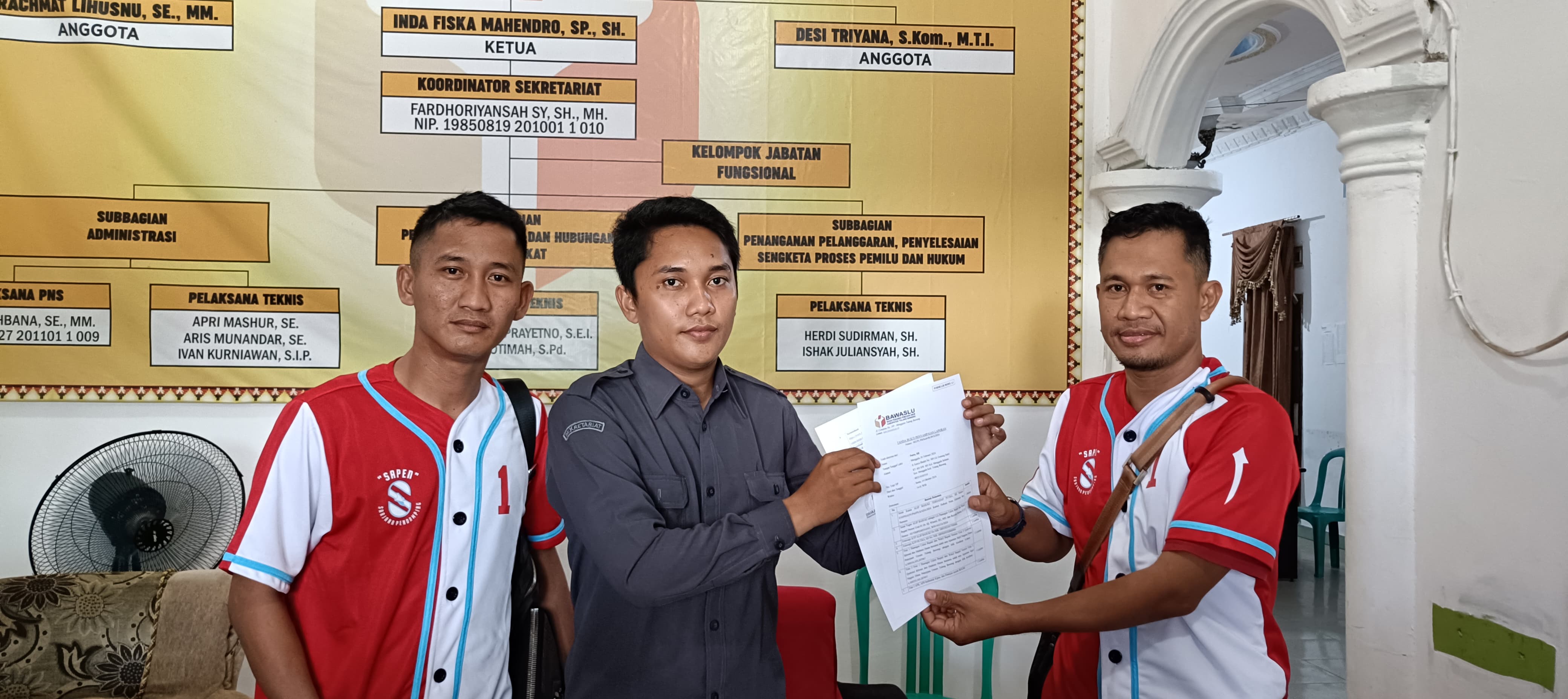 ASN Tulang Bawang Diduga Ikuti Kegiatan Paslon Qodham, Kuasa Hukum Win-Nata Lapor Bawaslu