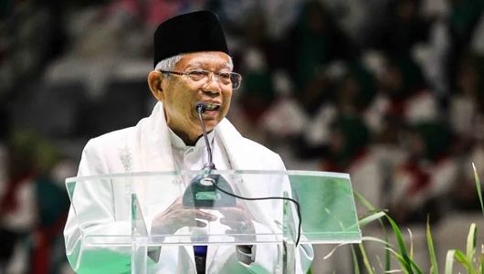 Ma'ruf Amin Puji Gaya Kepemimpinan Prabowo Mirip Abu Bakar ash-Shiddiq, Ini Komentar Warganet!