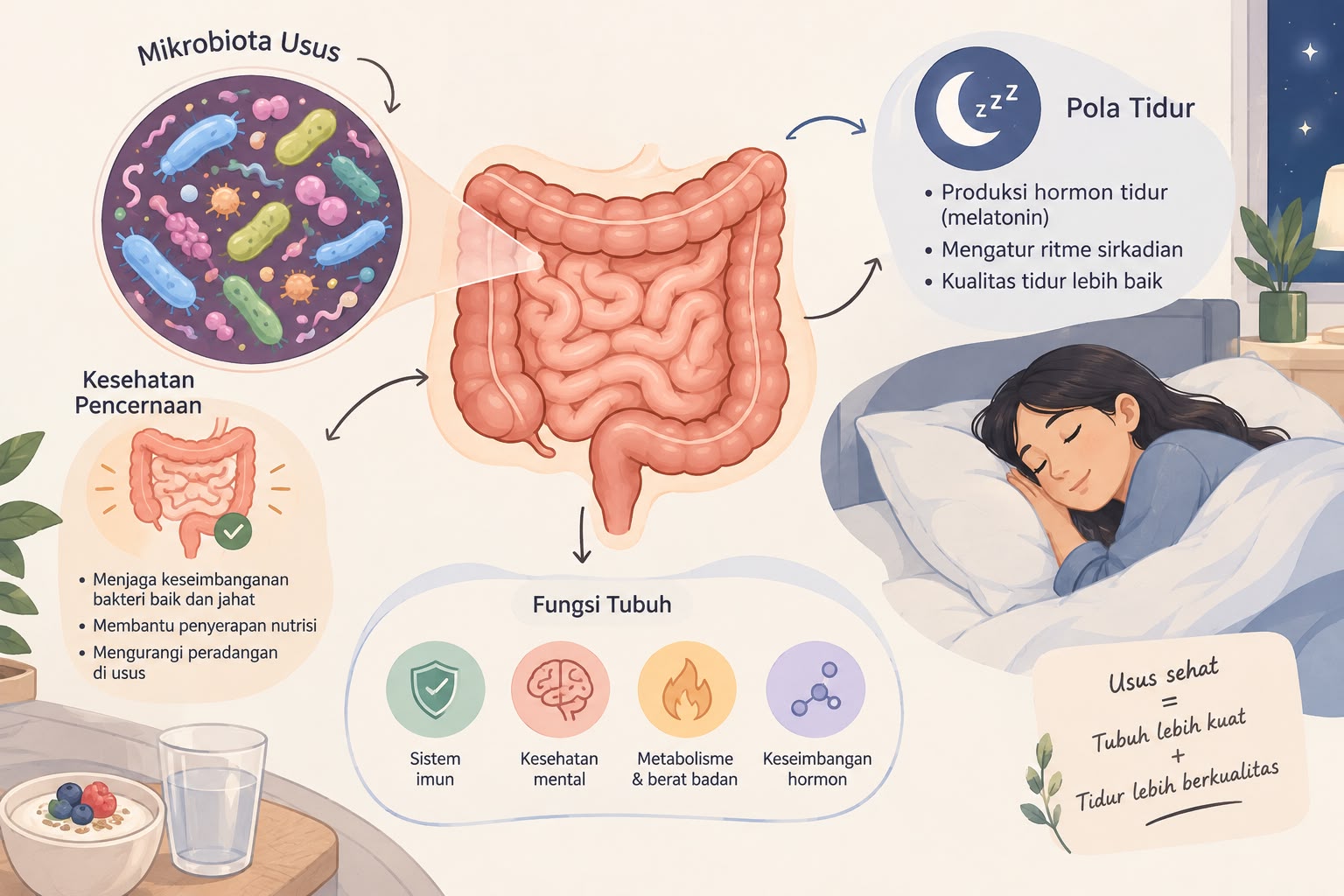 Kualitas Tidur Diduga Berkaitan dengan Bakteri Usus, Peneliti Temukan Hubungan yang Menarik