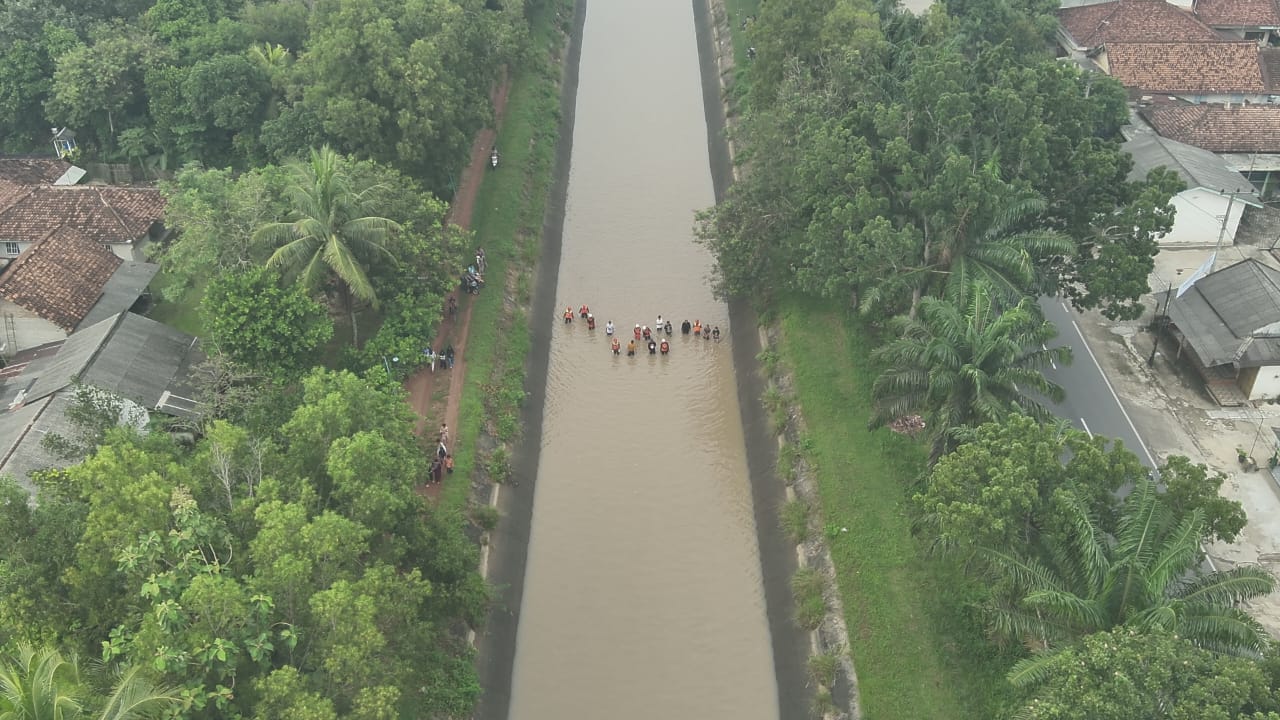 Hendak Mengaji, Bocah 6 Tahun Terpeleset Ke Dalam Irigasi di Kota Gajah