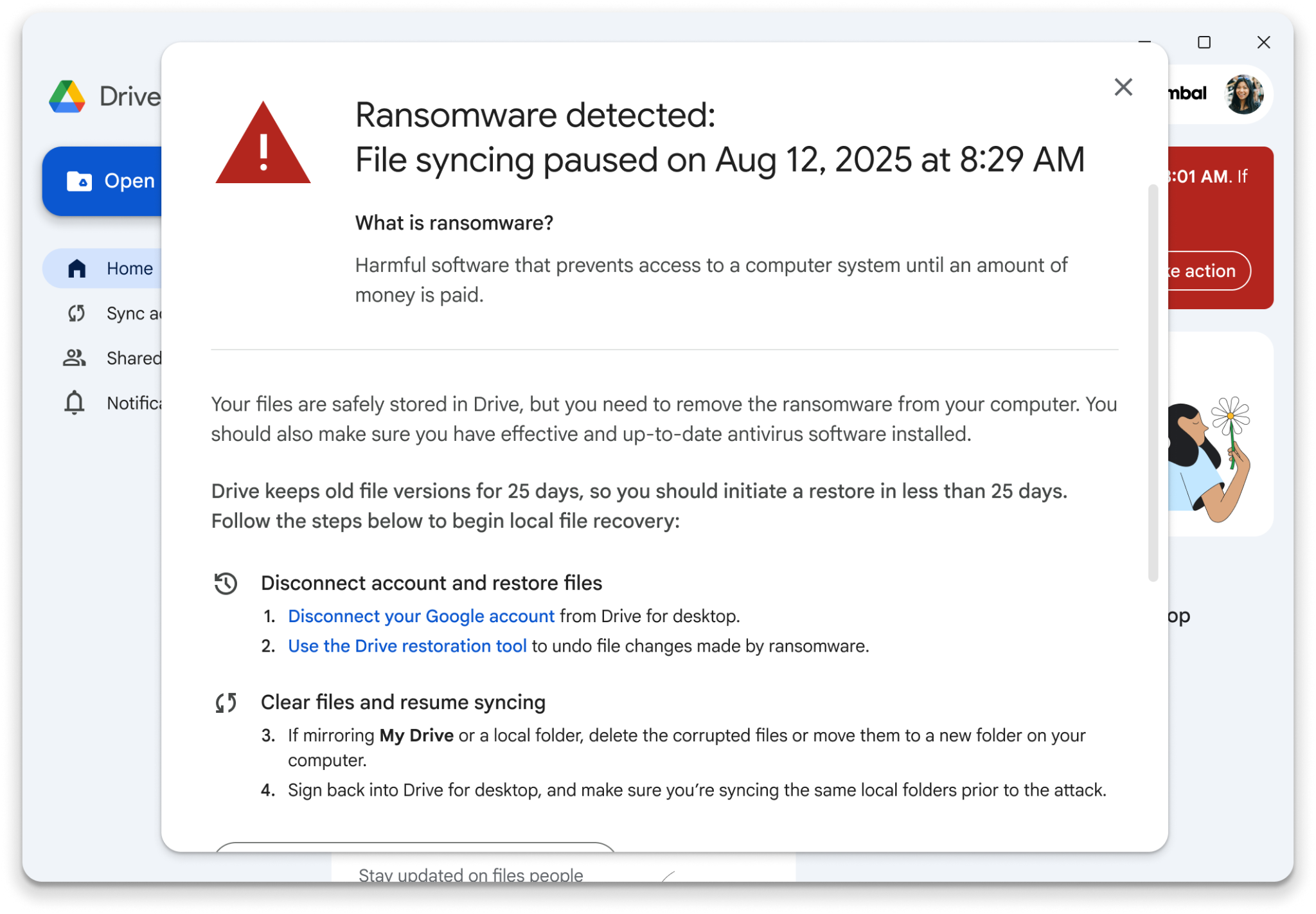 Tak Perlu Panik, Google Drive Kini Bisa Deteksi Ransomware dan Pulihkan File