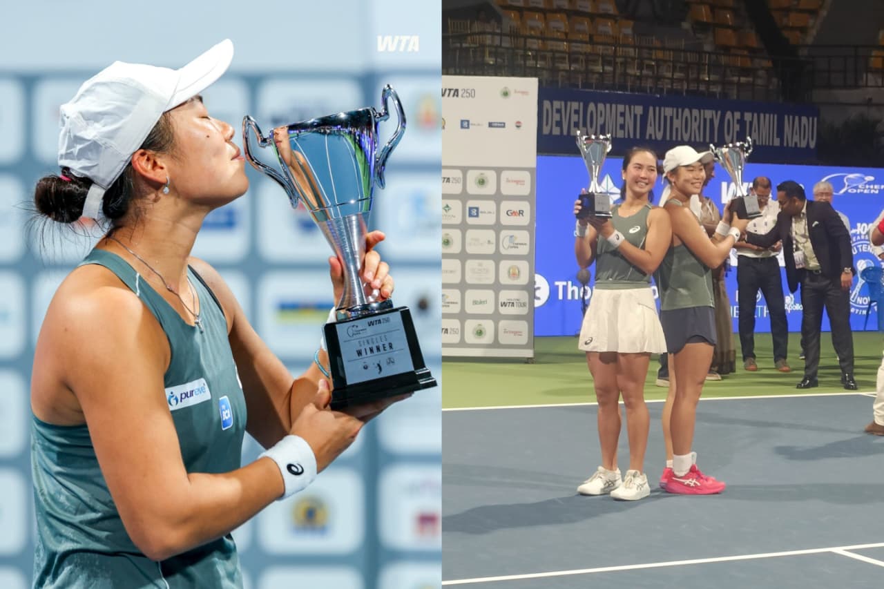 Janice Tjen Ukir Sejarah, Sabet Dua Gelar Sekaligus di Chennai Open 2025