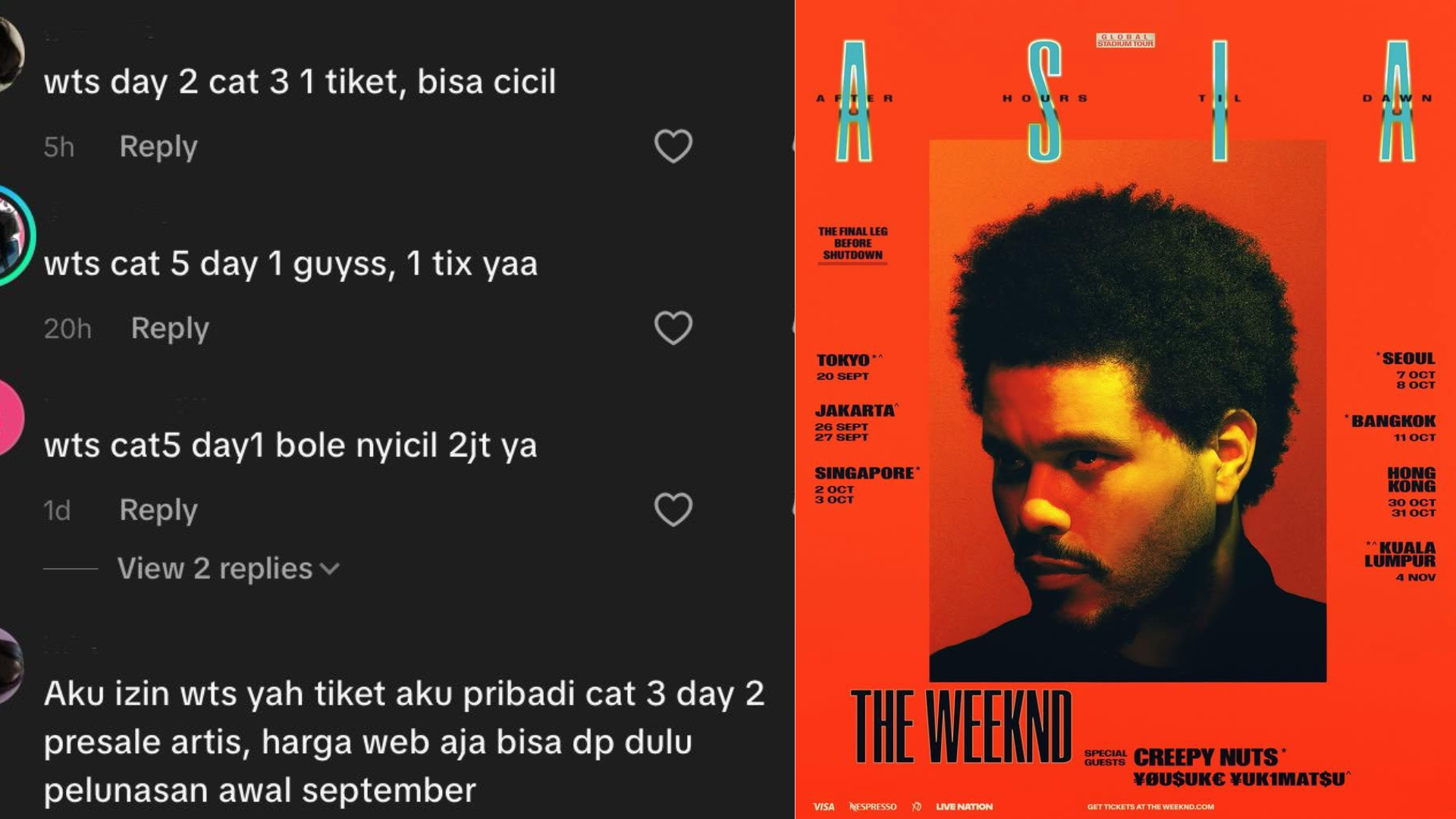 Banyak Penggemar The Weeknd Menjual Tiketnya lagi, Ada Apa?