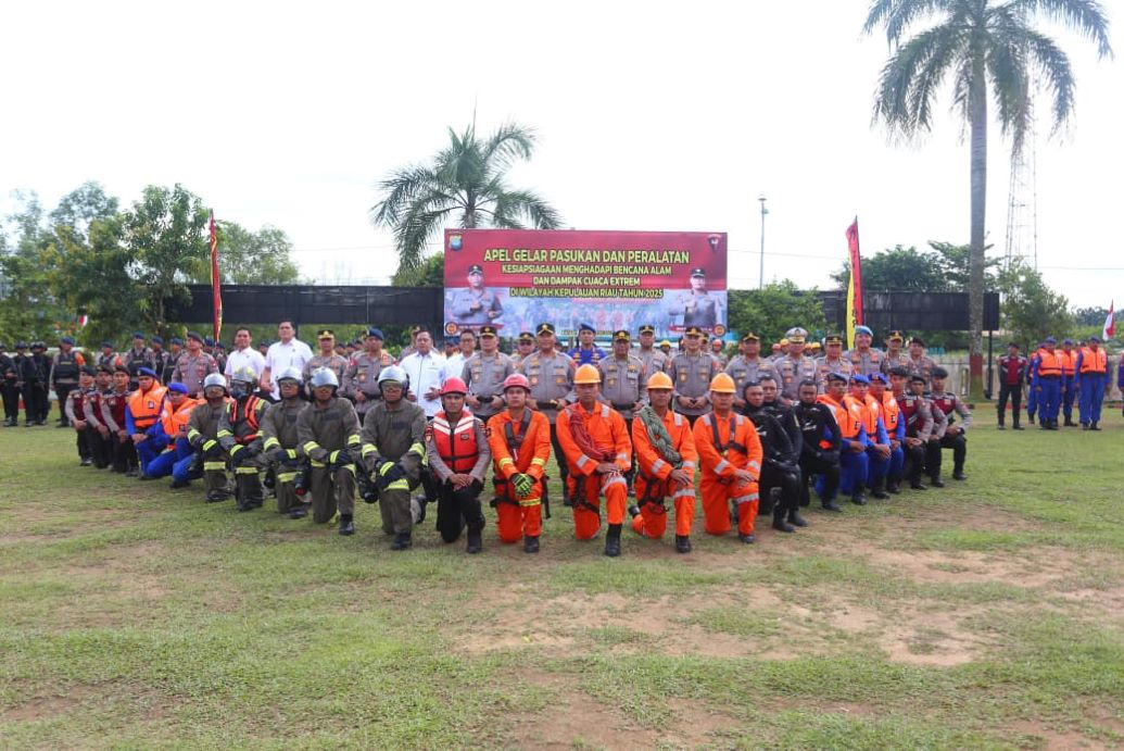 Siaga dalam Senyap, Saat Langit Gelap Disambut Pasukan Siaga Bencana di Kepri