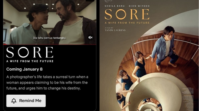 Film Sci-Fi Romantis “Sore: Istri dari Masa Depan” Tayang di Netflix Mulai 8 Januari 2026