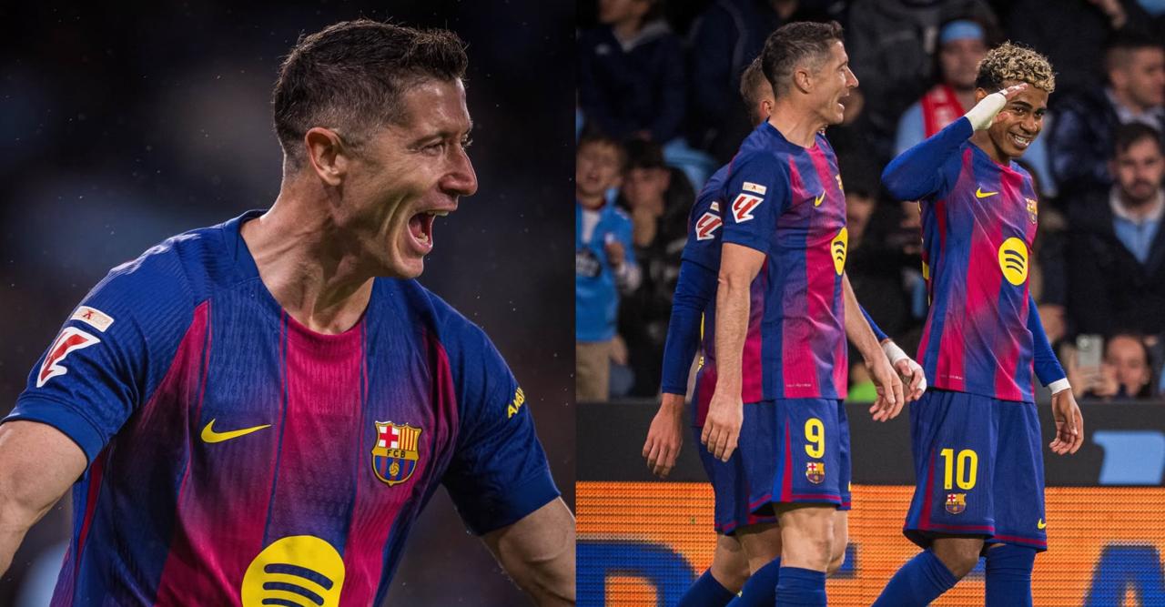 Lewandowski Hat-trick! Barcelona Tumbangkan Celta Vigo 4–2 di Balaídos, Dekatkan Diri ke Puncak Klasemen
