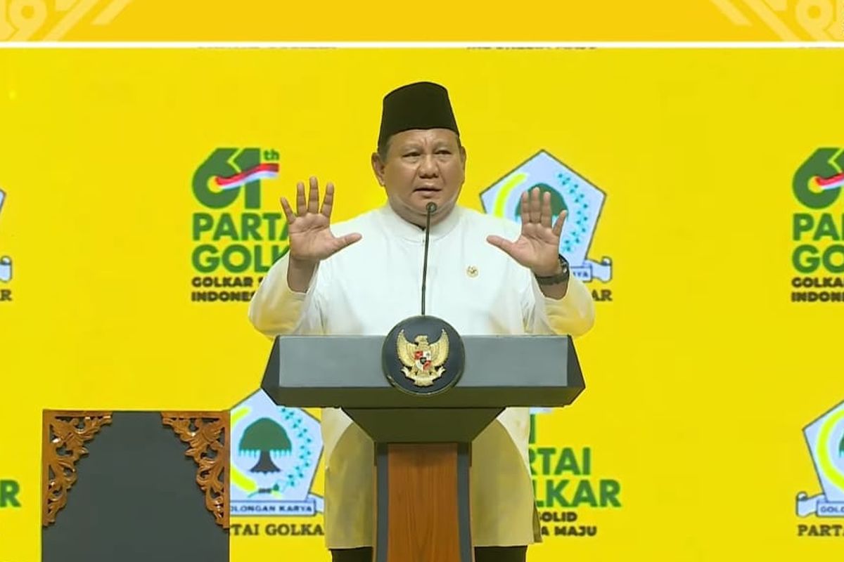 Prabowo Ngaku Sering Diejek ‘Rambo Podium’, Tegaskan Ketegasan Hukum Bukan Sekadar Retorika