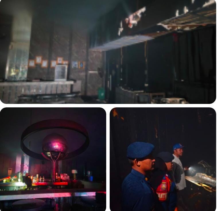 Radar Space Menyala: Tempat Hiburan Top di Lampung Terbakar Hebat, Tidak Ada Korban Jiwa  