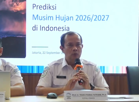 BMKG: Musim Hujan 2026/2027 Diprediksi Datang Lebih Lambat dan Lebih Singkat