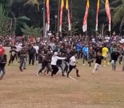 Tawuran Pecah di Laga Pordes Bogor, Dua Wasit Dikeroyok hingga Luka