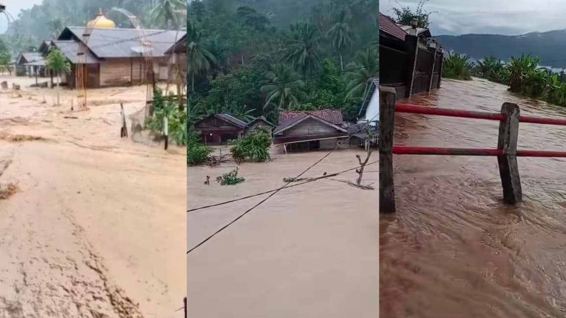 Banjir Bandang di Lampung Barat, Ratusan Warga Diungsikan Tengah Malam