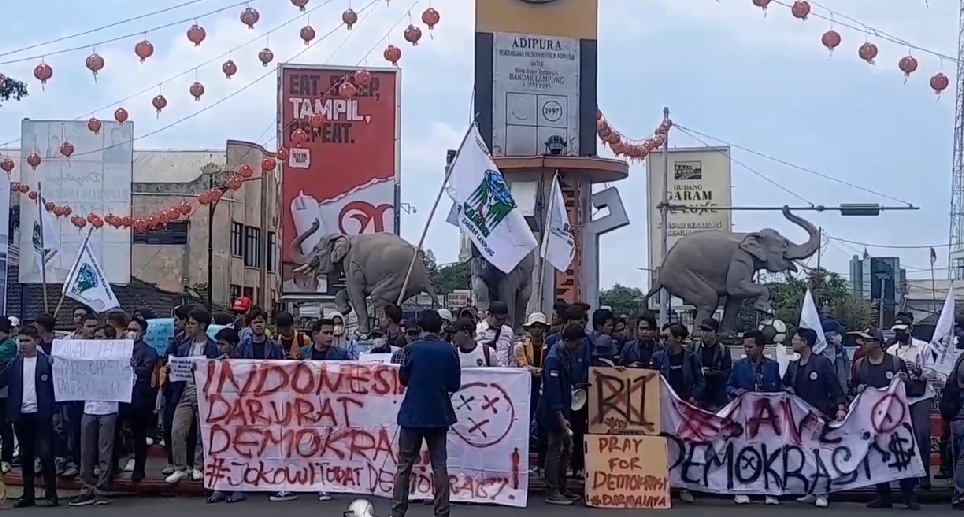 Mimbar Bebas Mahasiswa Lampung, Tuntut Kembalinya Demokrasi