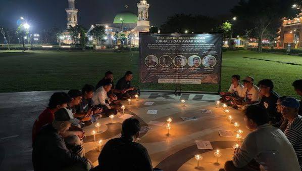 Sudah 3 Hari 5 Jurnalis Hilang Kontak, PFIJ Gelar doa Bersama Untuk Keselamatan Semua Jurnalis