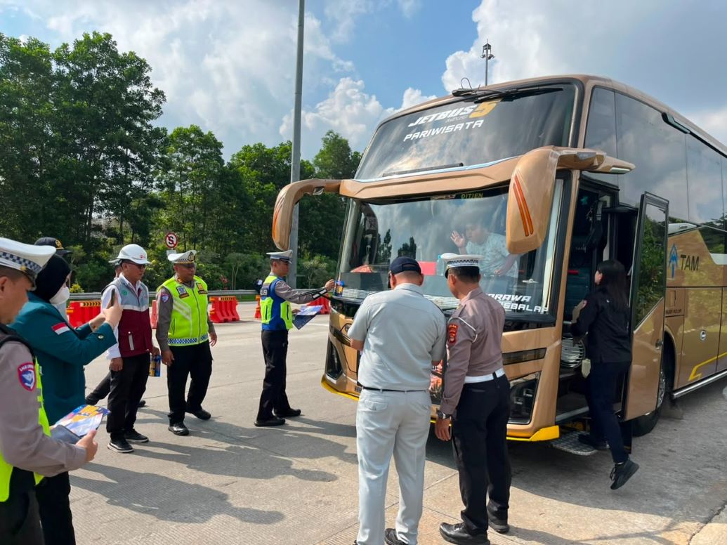 Rampcheck Digelar di Tol Bakauheni–Terbanggi Besar, BTB dan BPTD Perkuat Sinergi Cegah Kecelakaan