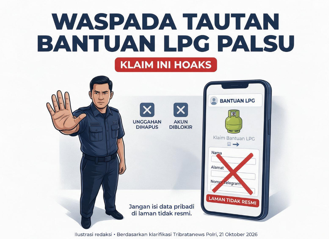 Berharap Bantuan LPG, Jangan Sampai Menyerahkan Data ke Tautan Hoaks