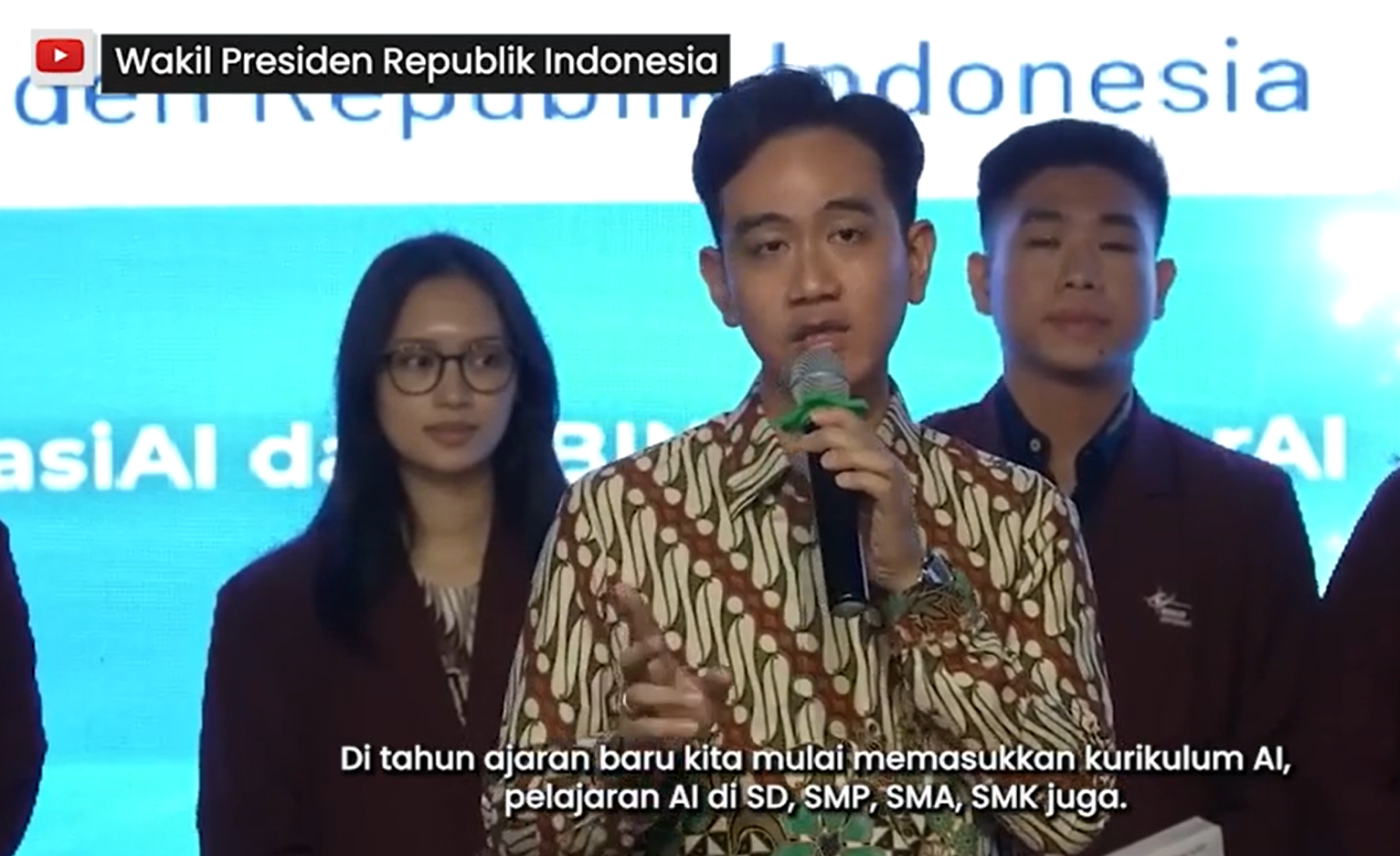 Wapres Gibran Minta AI Masuk Mapel SD-SMA di Tahun Ajaran Baru, Apa Manfaatnya ?