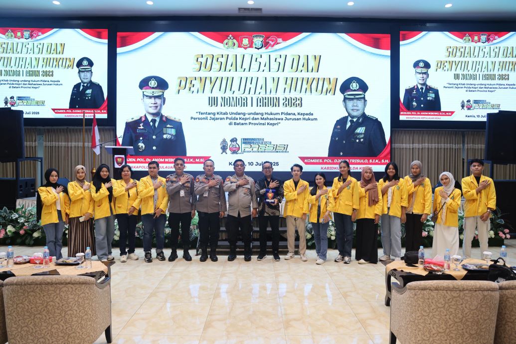 Sebuah Tonggak Sejarah: Polri dan Akademisi Bersatu Menyambut Era Baru KUHP Nasional di Batam