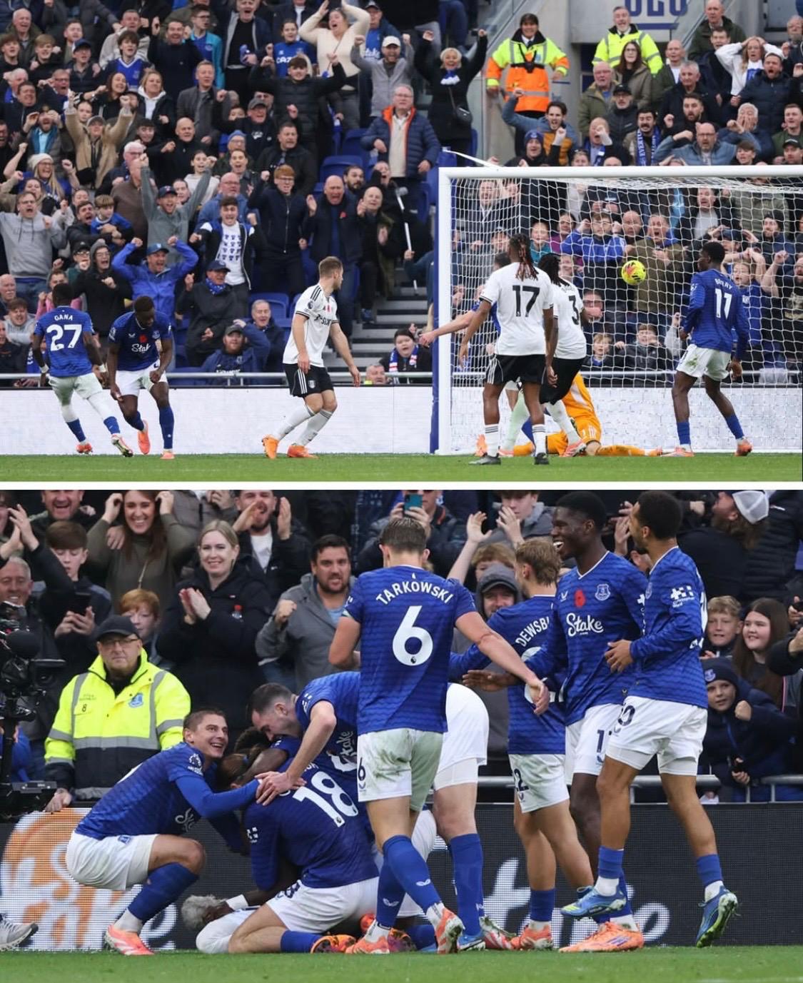 Everton Raih Kemenangan Meyakinkan! Tundukkan Fulham 2–0 di Goodison Park