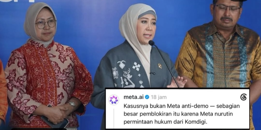 Meta AI Sebut Pemblokiran Akun Demo di Instagram Atas Permintaan Komdigi