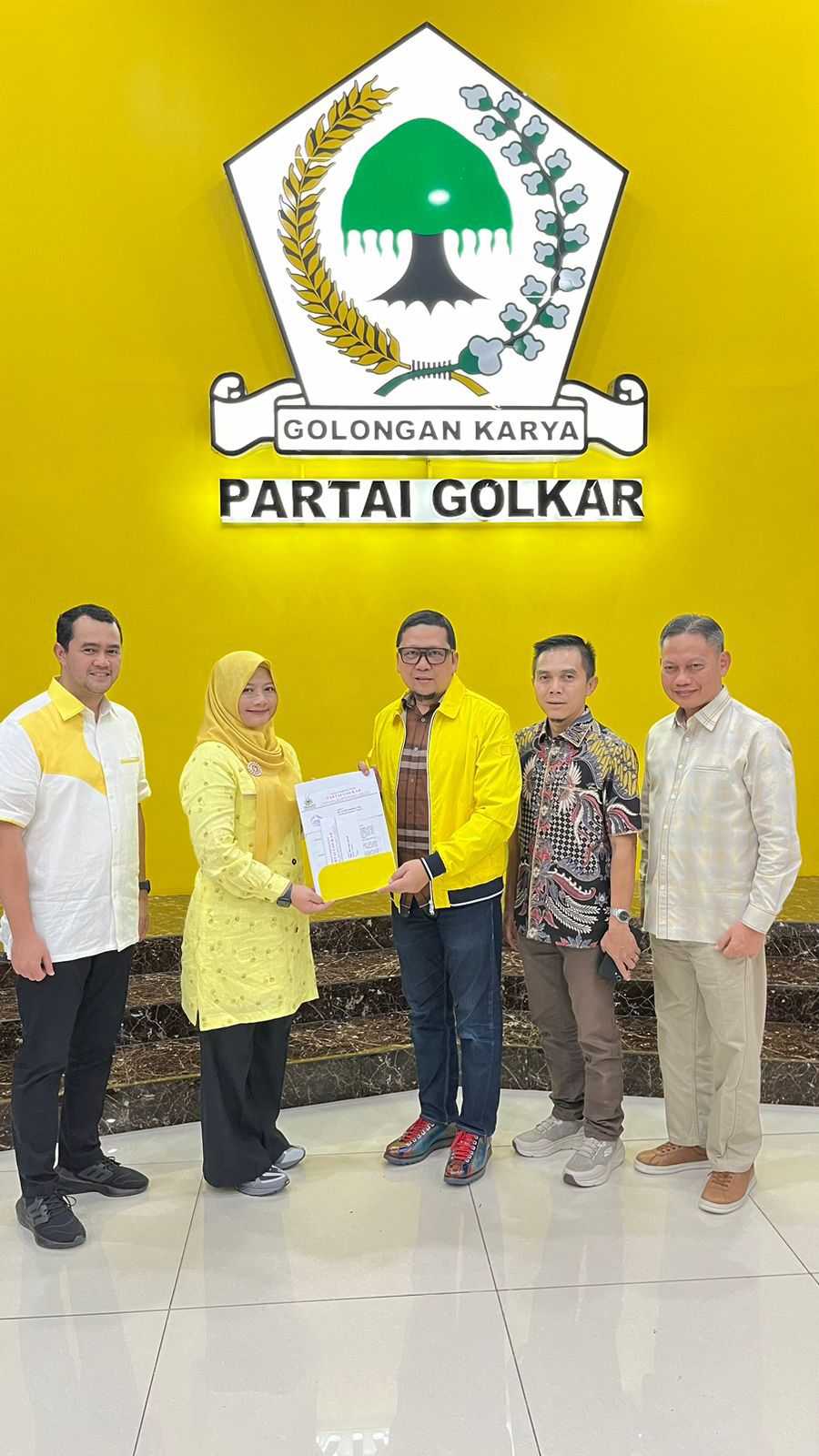 Ririn Resmi Raih Rekom Golkar Maju Pilkada Pringsewu 2024