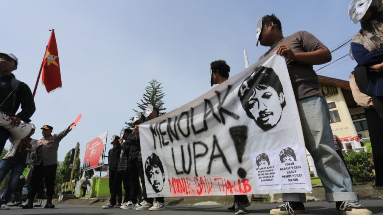 Komite Aksi Solidaritas untuk Munir Gelar Aksi di Komnas HAM, Desak Penuntasan Kasus 21 Tahun Kematian Munir