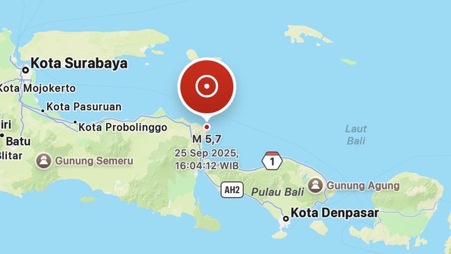 Gempa Magnitudo 5,7 Guncang Banyuwangi, Warga Panik, BMKG Pastikan Tak Berpotensi Tsunami
