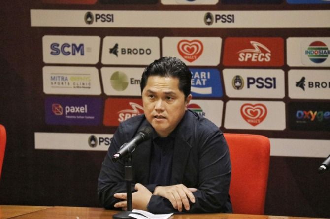 Erick Thohir Ucapkan Terima Kasih, Meski Timnas Indonesia Kalah 0-6 dari Jepang