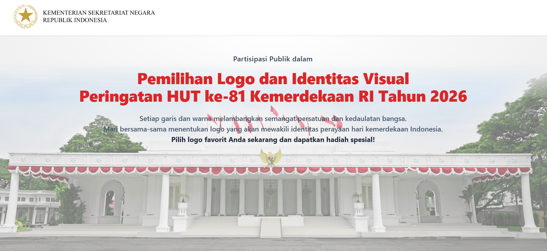 Pemerintah Libatkan Masyarakat Pilih Logo HUT RI ke 81