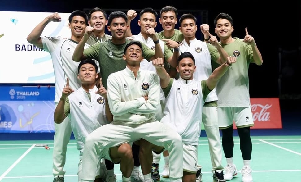 Hajar Malaysia 3-0, Tim Badminton Putra Indonesia Persembahkan Emas di SEA Games 2025