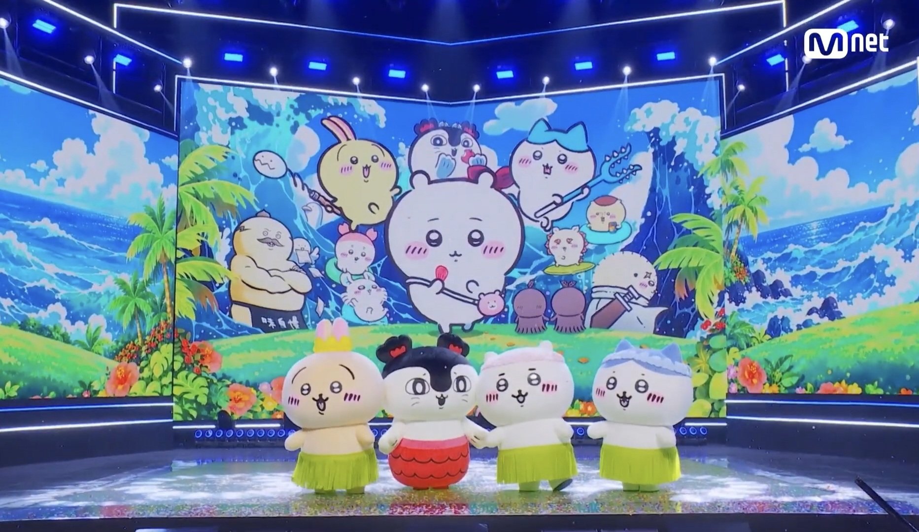 Chiikawa Debut di M COUNTDOWN, Tampil Gemas Bawakan The Island Song