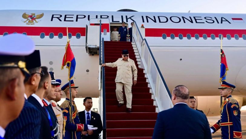 Prabowo Bertolak ke Mesir Hadiri KTT Perdamaian Gaza-Palestina