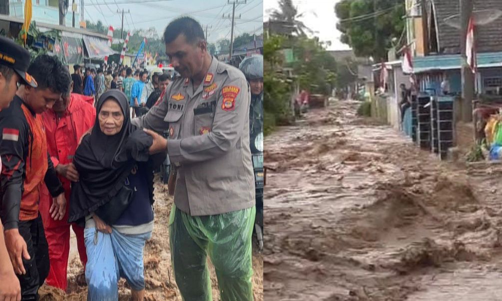 Hujan Deras Terjang Bandar Lampung, Empat Kecamatan Terendam Banjir dan Longsor